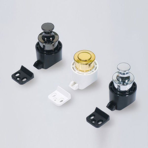 Sugatsune PKL-08/GA Push Buton Yuvarlak Kilit Sarı