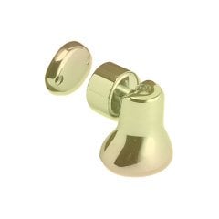 Kapı Stoperi Mıknatıslı Kromaj-Sarı Ø39x70mm