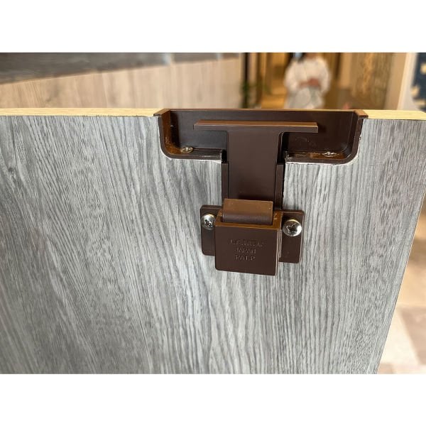 Sugatsune AK-60BR Lamp Basma Düğmesi Mandalı Kahverengi