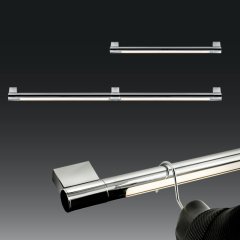 Işıklı Askılık Aydınlatma Hanger Three 1650 Kromaj 1650mm