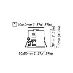 Multi Spot Aydınlatma Mini Evia 1 H40 Kromaj