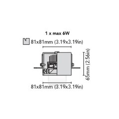 Multi Spot Aydınlatma Maxi Anafi 1 H65 Siyah