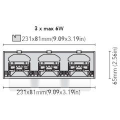 Multi Spot Aydınlatma Maxi Anafi 3 H65 Kromaj