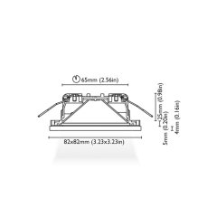 Tavan Aydınlatma LITE Anchorage 72 Beyaz Driver Entegre IP66