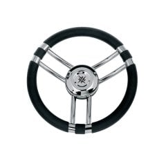 Dümen Simidi T21B Paslanmaz Çelik-Poliüretan Çerçeve Ø350mm