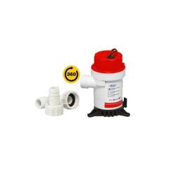 Sintine Pompası Otomatik Submersible/Vertical Ø28mm 1100GPH 12V 75lt/dk