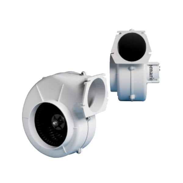 Salyangoz Fan Flanşlı 24V 280m³/h Ø75mm