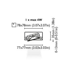 Multi Spot Aydınlatma Anafi 1 H35 4W Beyaz