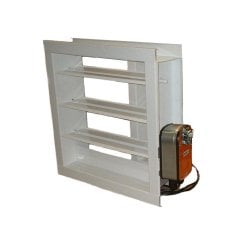 Yangın Damperi 24V 350x350x150mm Aktivatörlü