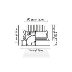 Tavan Aydınlatma Kidd 70 Kromaj