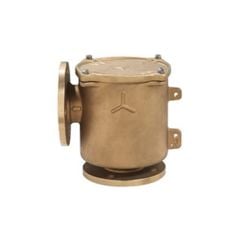 Deniz Suyu Filtresi Flanşlı Alttan Yandan Bronz DN80-PN16