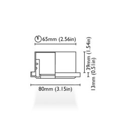 Tavan Aydınlatma Mini Nesea 80 Kromaj Driver Entegre IP65