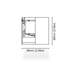 Tavan Aydınlatma Rondo 60 Kromaj Driver Entegre