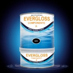 Son Kat Poliüretan Boya Evergloss Siyah 2,5lt