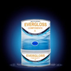 Son Kat Poliüretan Boya Evergloss Boncuk Mavi 1lt