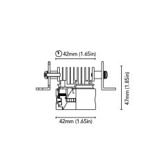 Tavan Aydınlatma Giano 1 42 Kromaj