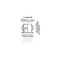 Tavan Aydınlatma Roe 37 Kromaj Driver Entegre IP65
