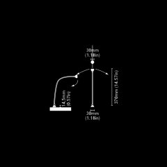 Okuma Aydınlatma Mini Moon Kromaj Driver Entegre