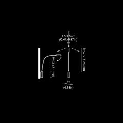 Okuma Aydınlatma Mini Stilo Q Kromaj