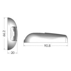 Sancak Feneri 12-24V Kromaj