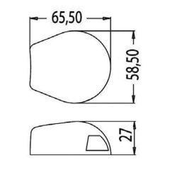 Sancak - İskele Seyir Feneri 12-24V Paslanmaz Çelik