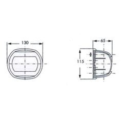 Pupa Feneri 24V/10W Kromaj