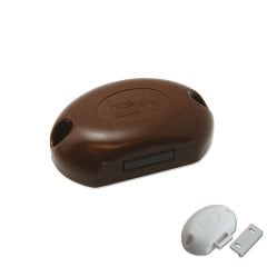 Pushbuton Kilit Altlığı Kahverengi 70x45x20mm