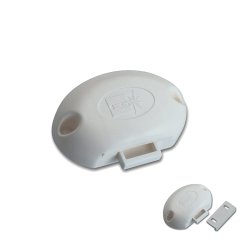 Pushbuton Kilit Altlığı Beyaz 70x45x20mm