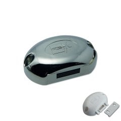 Pushbuton Kilit Altlığı Tırnaklı Kromaj 70x45x20mm