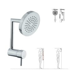 Barby Ayarlanabilir Duş Başlığı