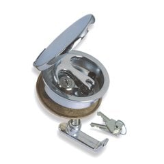 Kapak Kulpu Kilitli Kromaj Ø84 mm