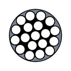 Krom Tel 316 1x19 8mm