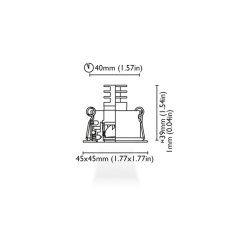 Tavan Aydınlatma Kychira 45F Beyaz
