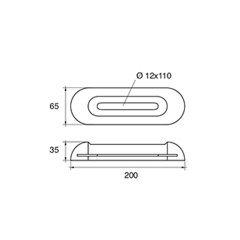 Yarıklı Tutya Çinko 1,2kg (Ø12x110mm)