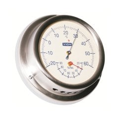 Termometre ve Hydrometre Paslanmaz Çelik Satin Ø90x127xh45mm