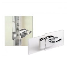 Duş Kapı Kilidi Seti Paslanmaz Çelik