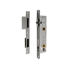 WC Kapı Kilidi Paslanmaz Çelik Sağ 163x40x13mm