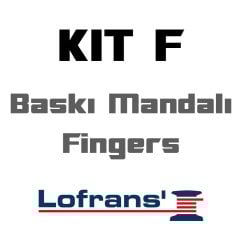 X3 Dikey Irgat için KIT F Fingers Paslanmaz