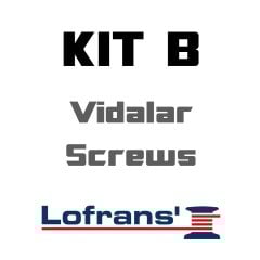 Super Ercole Yatay Irgat için KIT B Vidalar