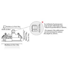 Tavan Aydınlatma Zenit 80 Kromaj