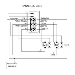 Silecek Kontrol Switch Siyah 12-24V 2 Silecek için