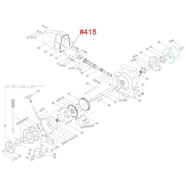 Irgat Motor Falkon #418H 24V 1700W
