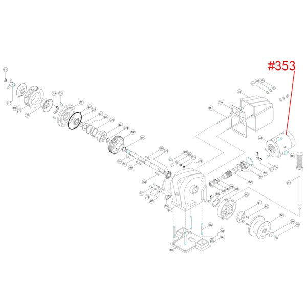 Irgat Motor Cayman #353D 24V 1000W