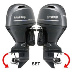Yamaha F/FL115B ETX SET Marşlı 4T Enjektörlü Trimli Ext. Uzun Şaft Pas.Çelik Pervane