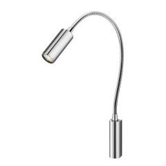 Okuma Aydınlatma Stilo Top Satin Kromaj Düğmeli Driver Entegre