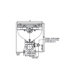 Büyük Taş Elektrikli Tuvalet 12V