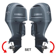 Yamaha F/FL250D ETX SET Marşlı 4T Enjektörlü Trimli Ext. Uzun Şaft Pas.Çelik Pervane