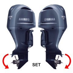 Yamaha F/FL300B ETX SET Marşlı 4T Enjektörlü Trimli Ext. Uzun Şaft Pas.Çelik Pervane