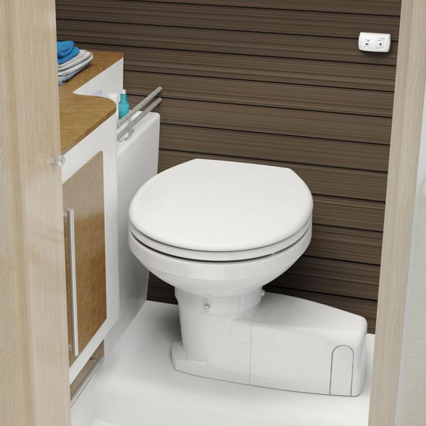 Sanimarin Maxlite + Alçak Taş Tuvalet 12V Manüel Ayarlı Elektrikli Kumanda