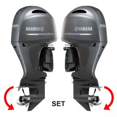 Yamaha F/FL200G ETX SET Marşlı 4T Enjektörlü Trimli Ext. Uzun Şaft Pas.Çelik Pervane
